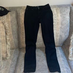Girls size 12 black gap jeans w adjustable waist